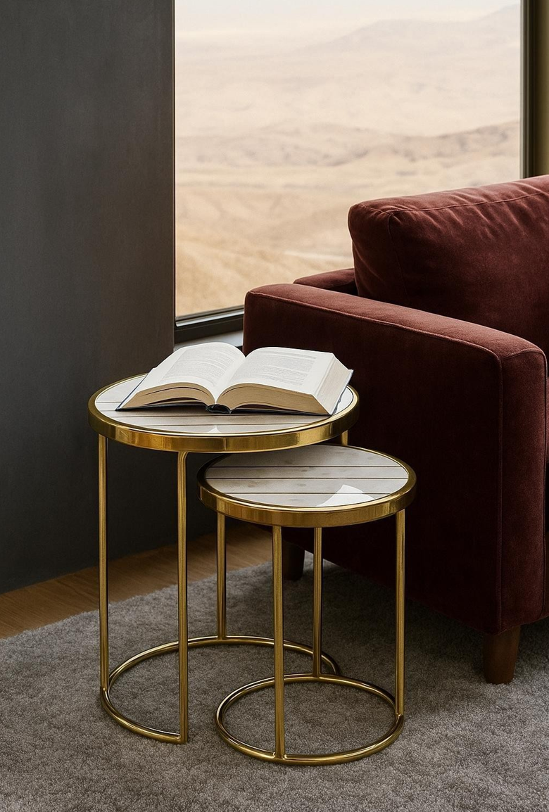 LUXURY NESTING SIDE TABLES