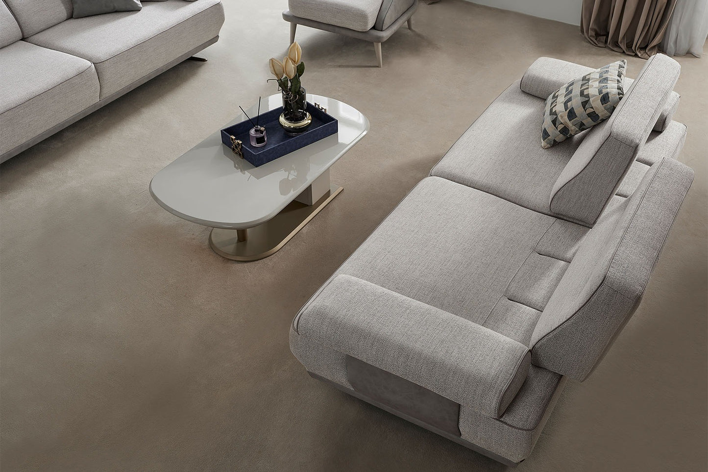 SUENO SOFA SET 3+3+1