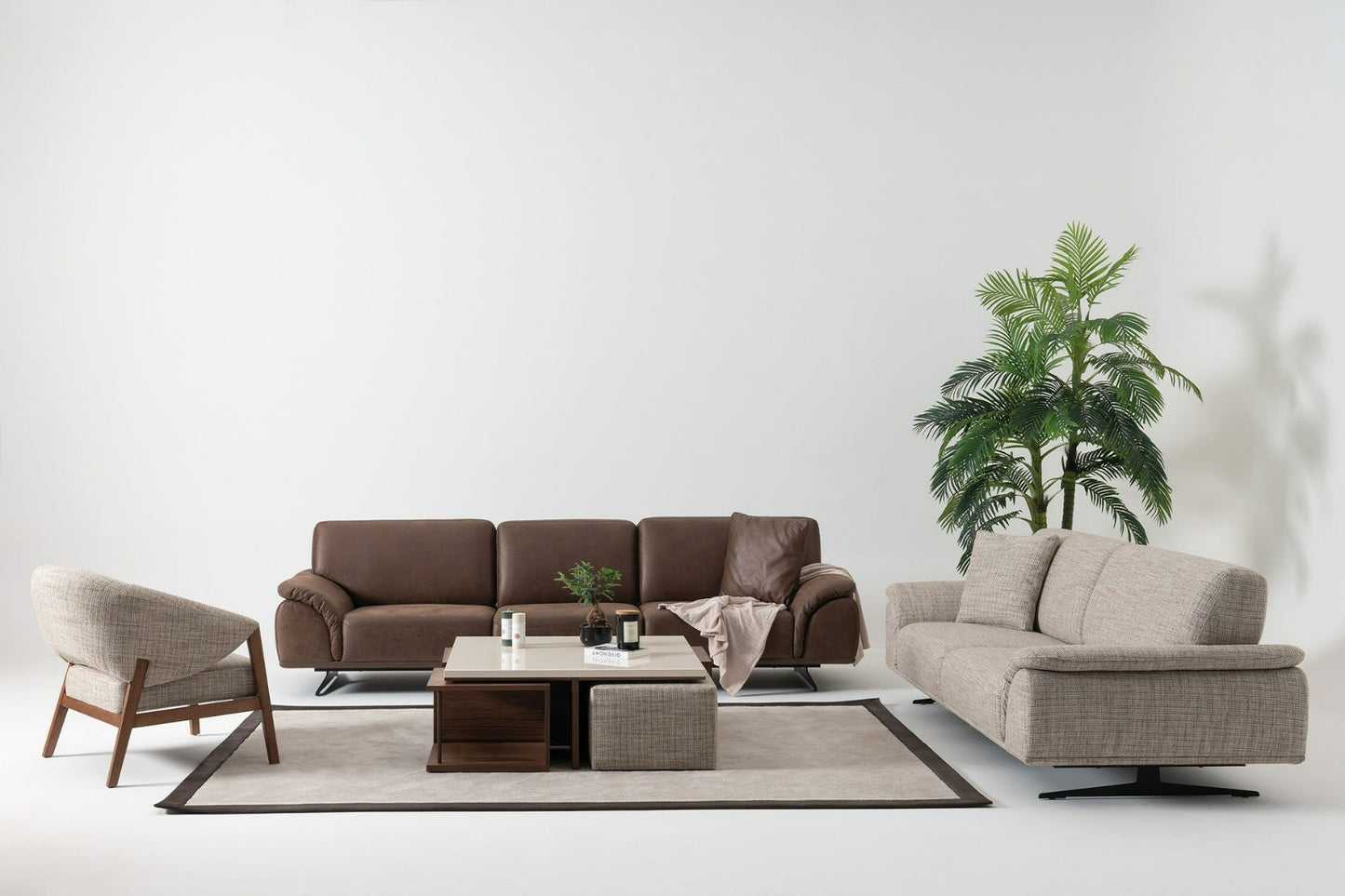 SIENA SOFA SET 4+3+1