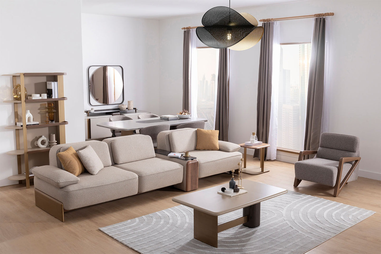 TOKYO SOFA SET 4+3+1