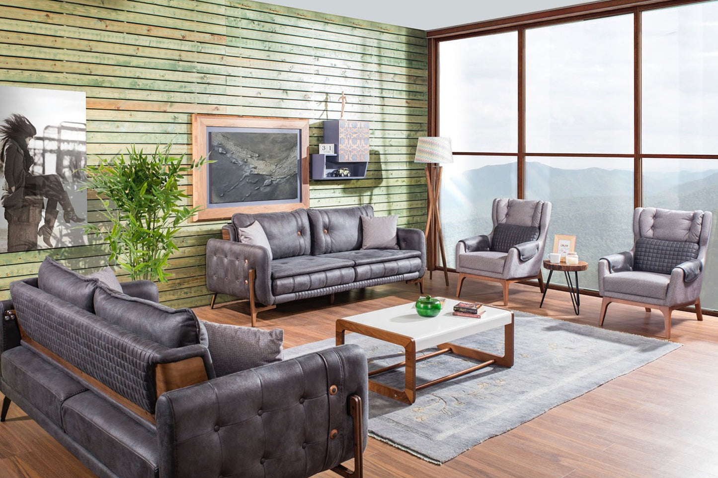 ROVER SOFA SET 3+3+1+1