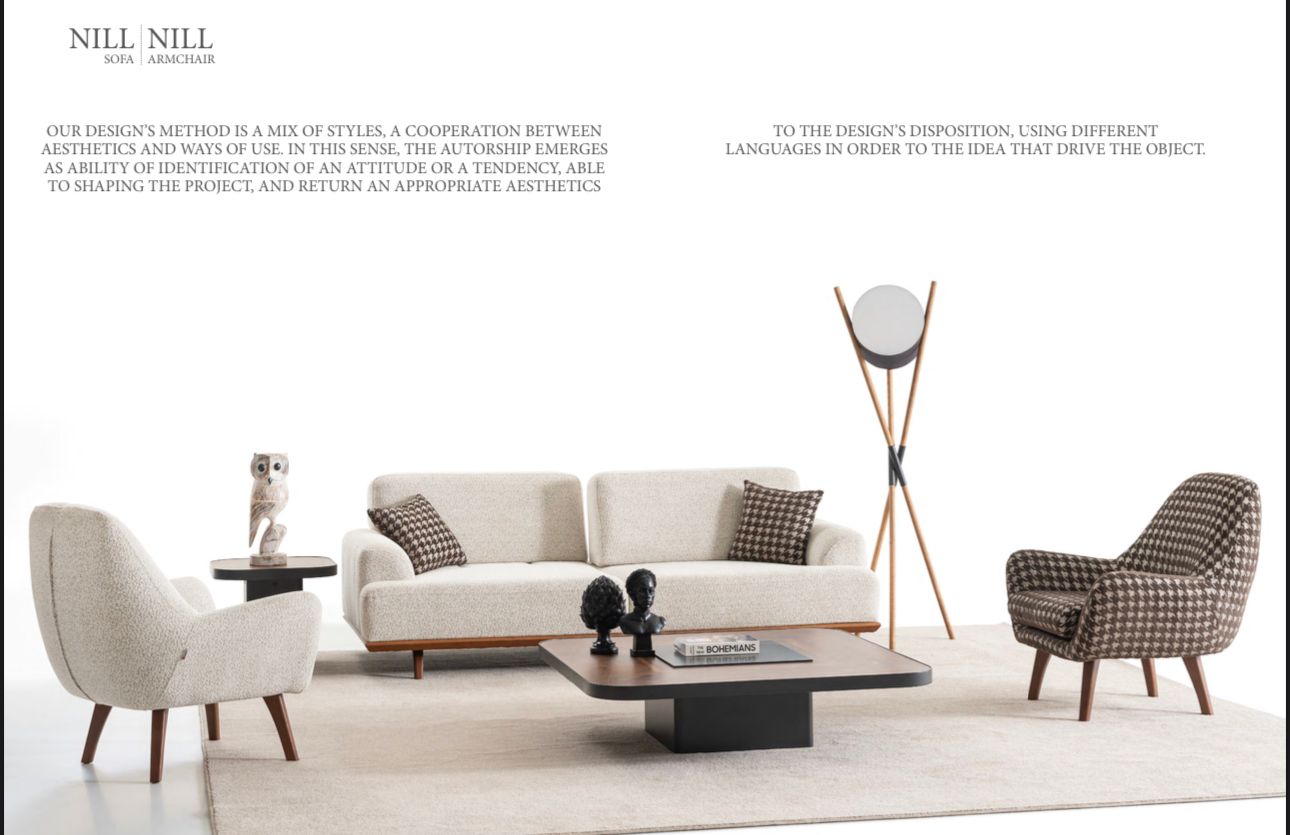Nill sofa set 3+1+1