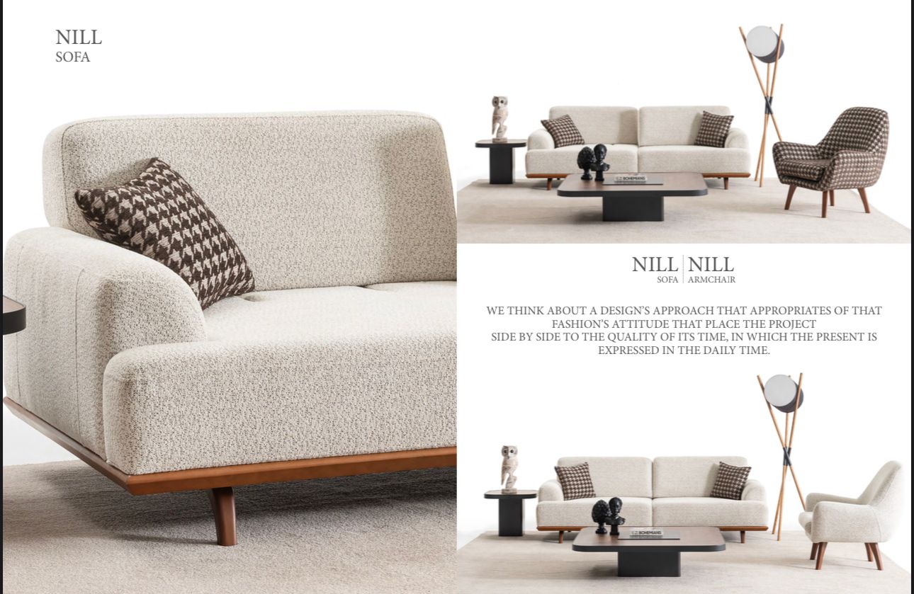 Nill sofa set 3+1+1