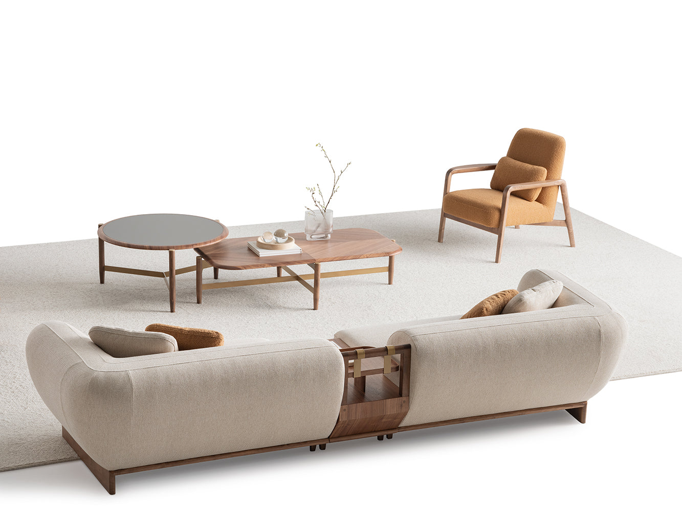 VENDIK SOFA SET (NEW) 4+3+1+1