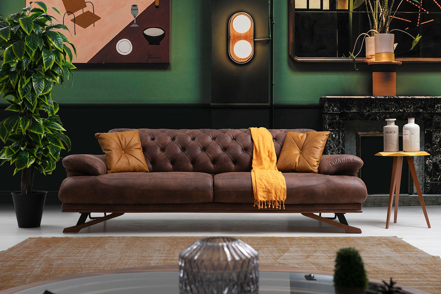 TESLA SOFA SET 3+3+1+1