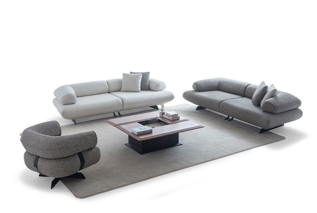 STYLISH MODERN LIVING ROOM SOFA SET