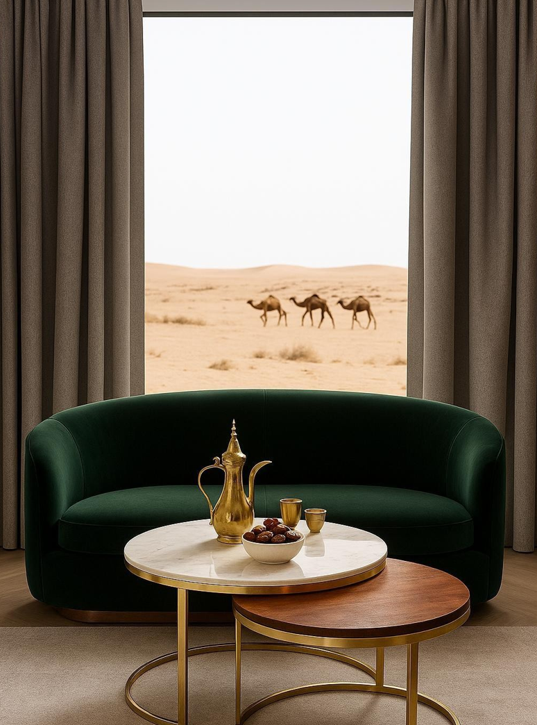 ROUND NESTING COFFEE TABLE SET