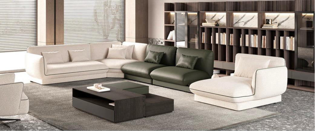 SOFA SET FABRIC  AND SYNSETHIC LEATHER