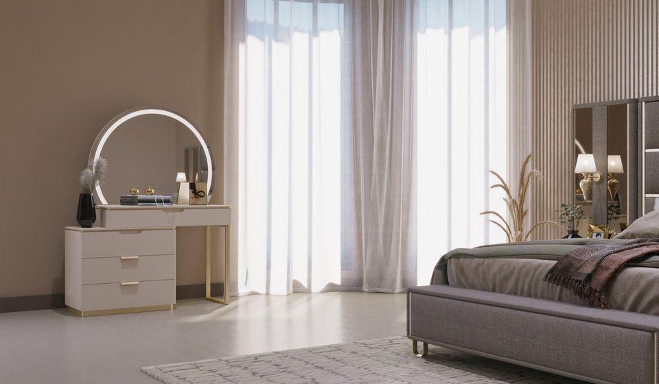 Luxurious and Elegant Bed Set with Nightstands