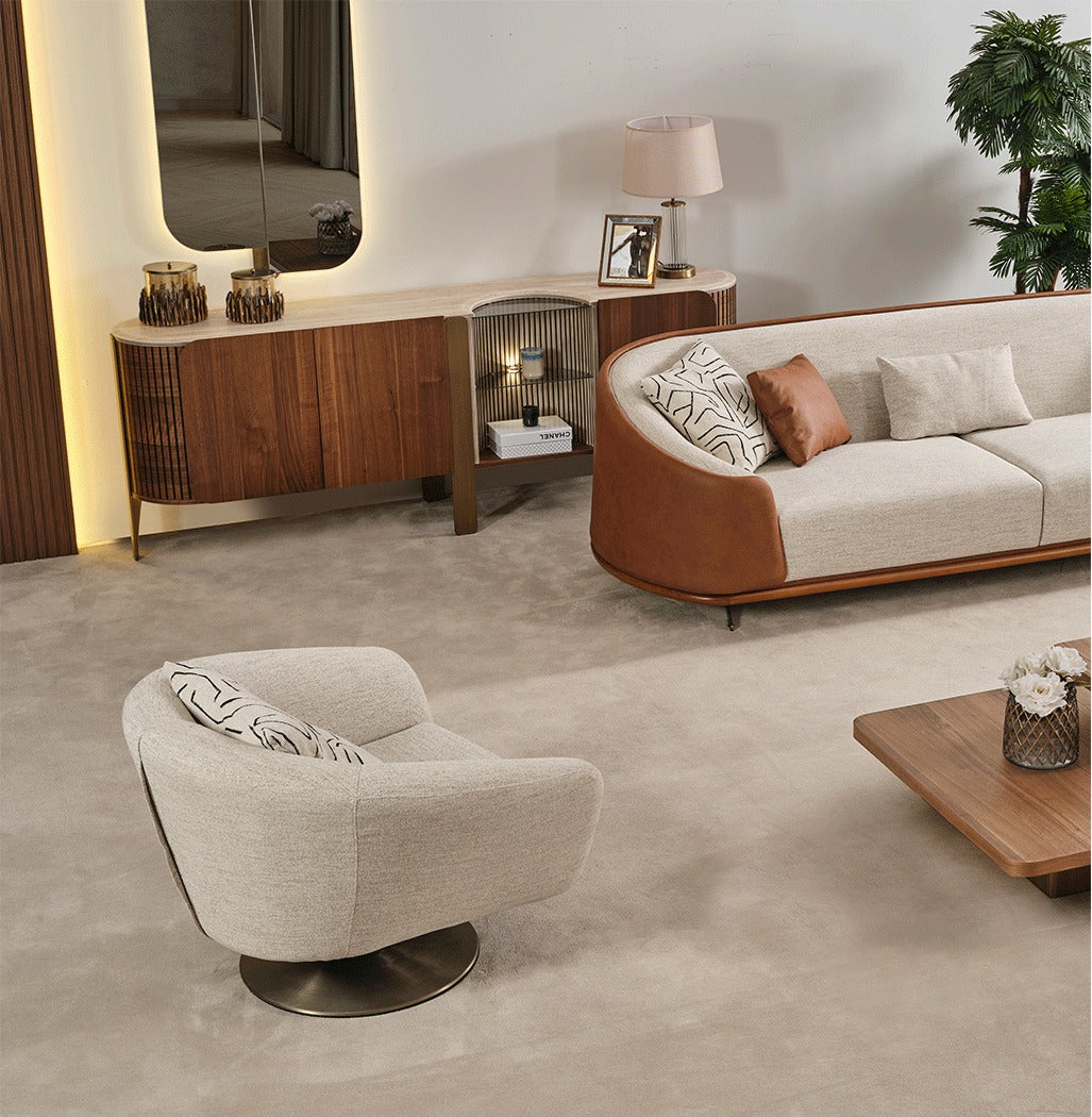 bronz sofa set 3+3+1