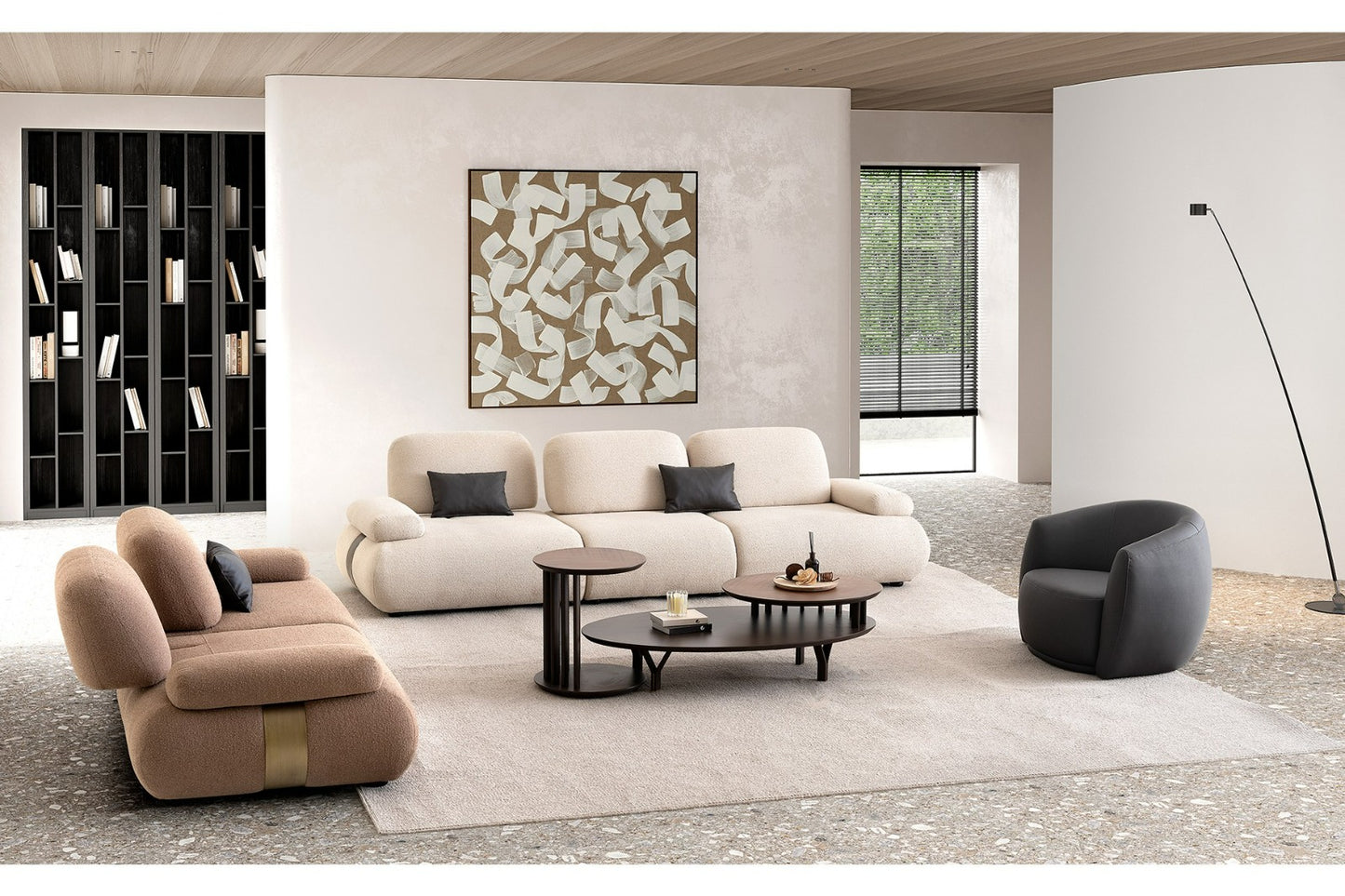 FRANKA SOFA SET (NEW) 4+3+1