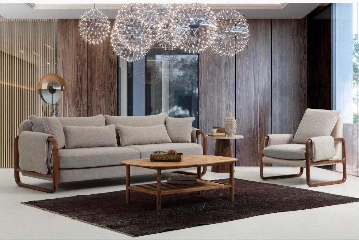 Stylish Modern Sofa Set with Coffee Table